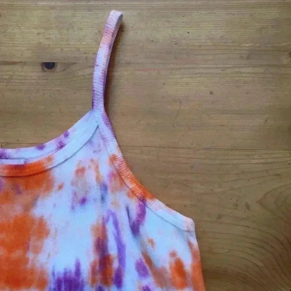 New! Tie dye tank dress. 100% cotton. - Picture 5 of 6